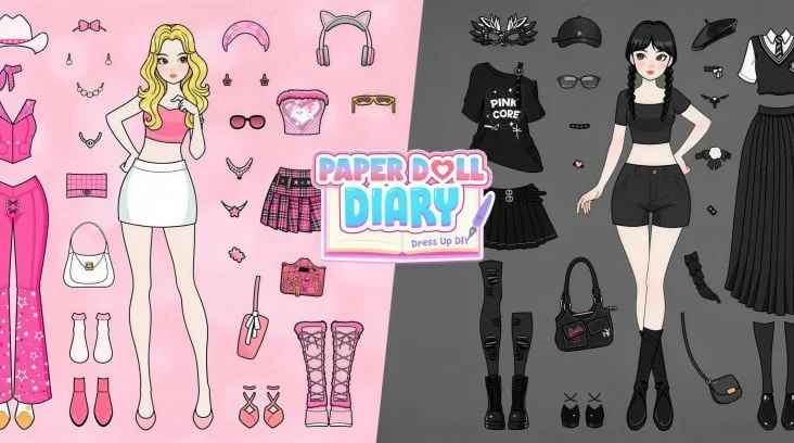 Paper Doll Diary Dress Up Diy
